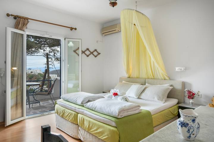 Gîte pour 2 personnes, avec balcon dans Amorgos