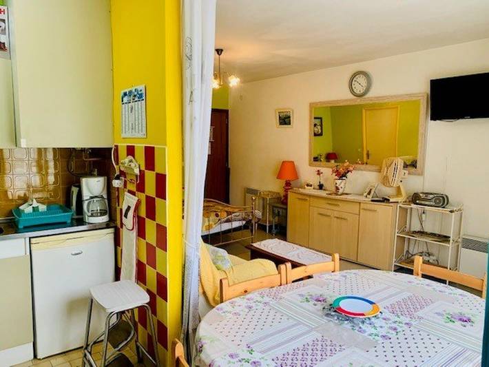 Ganzes Studio, Studio cosy avec parking, wifi, animaux acceptés, près des cures et du centre, 2 couchages, Amélie-les-Bains in Amélie-les-Bains-Palalda, Céret und Umgebung