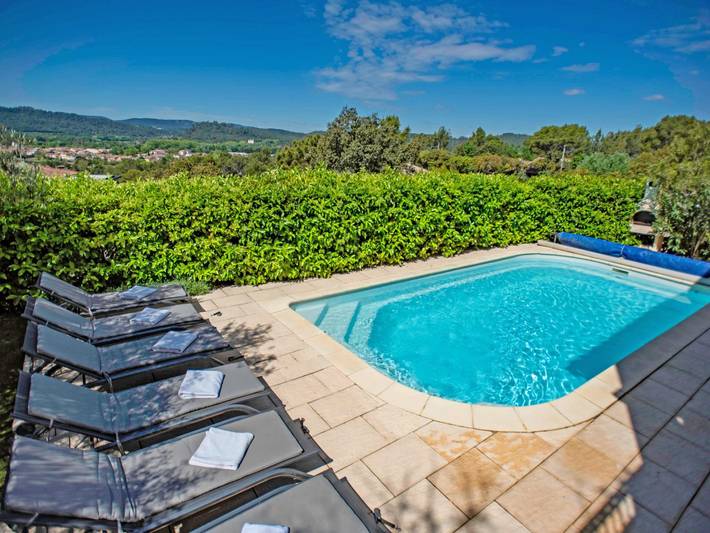 Villa climatisée et piscine chauffée, belle vue in Vidauban, Région de Draguignan