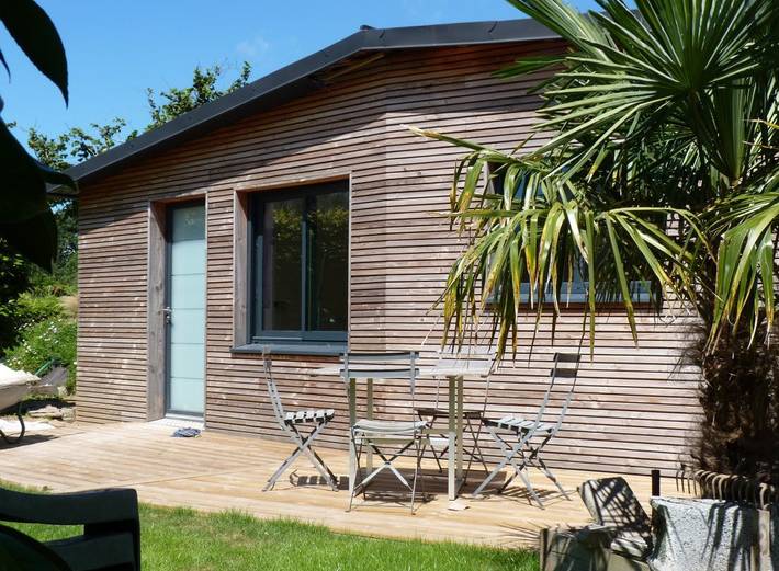 Chalet pour 2 personnes, avec jardin en Bretagne