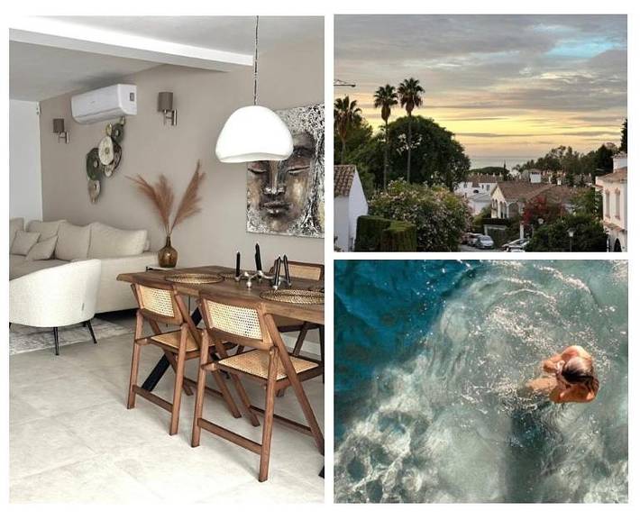 Apartamento para 4 personas, con jardín y vistas en El Paraíso