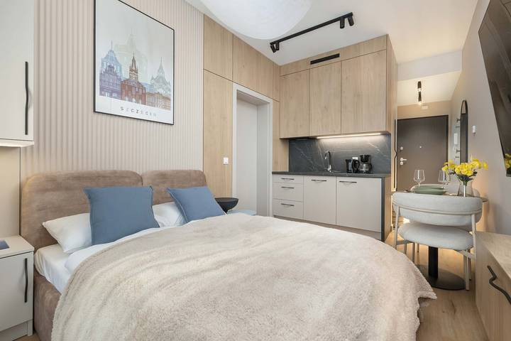 Ferienwohnung für 4 Personen, mit Garten in Stettin