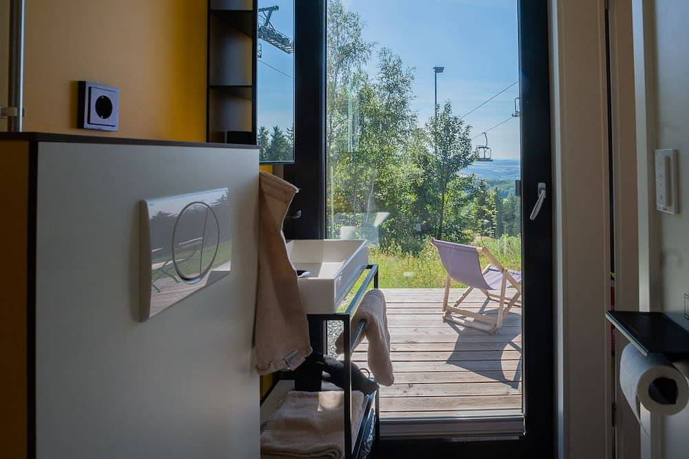 Bergheim Container Lofts, Urlaub direkt in der Ski & Bikewelt, Haus \"Flat\" in Schöneck (Sachsen), Chemnitz und Umgebung