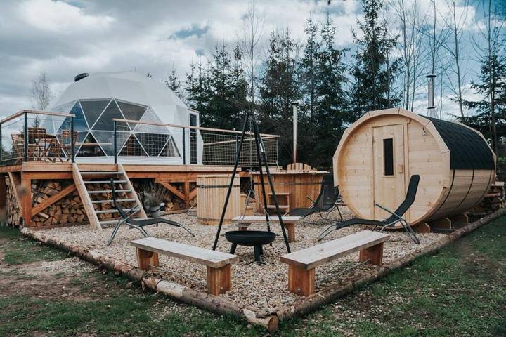 Camping für 4 Personen, mit Sauna und Pool sowie Whirlpool und Terrasse in Tschechien - 3