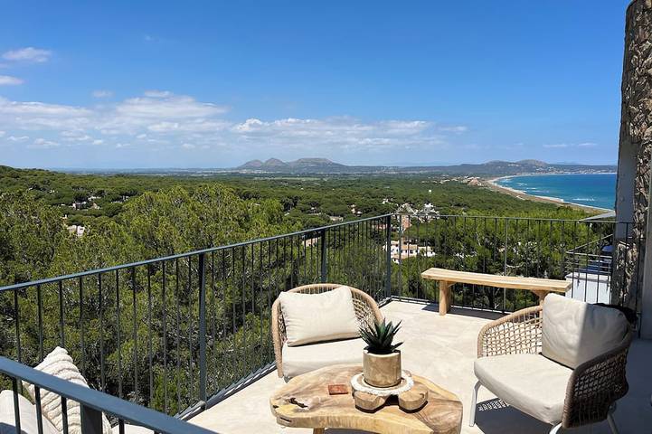 Finca für 6 Personen, mit Balkon und Pool, mit Haustier in Sa Punta