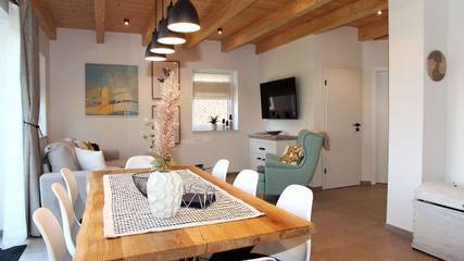 Ferienhaus für 6 Personen, mit Garten und Ausblick in Eilsum