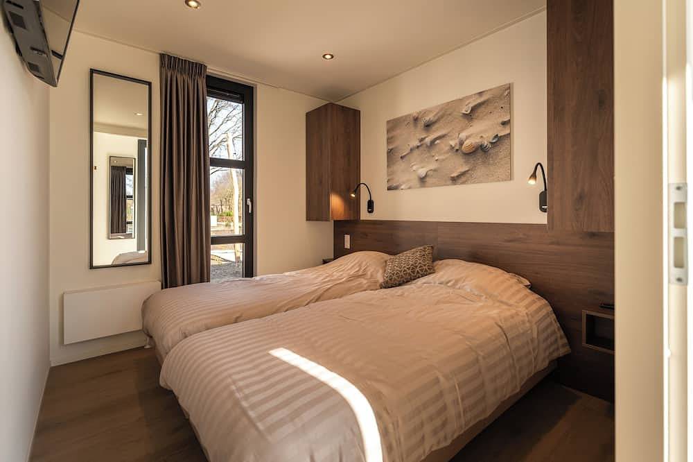 Luxuriöse Wellnessvilla für 4 Personen auf dem Anwesen Vogelenzang mit privater Sauna. Hell, komfortabel und nachhaltig eingerichtet, umgeben von Grün und in unmittelbarer Nähe zu den Dünen und der Küste. in Niederländische Nordsee