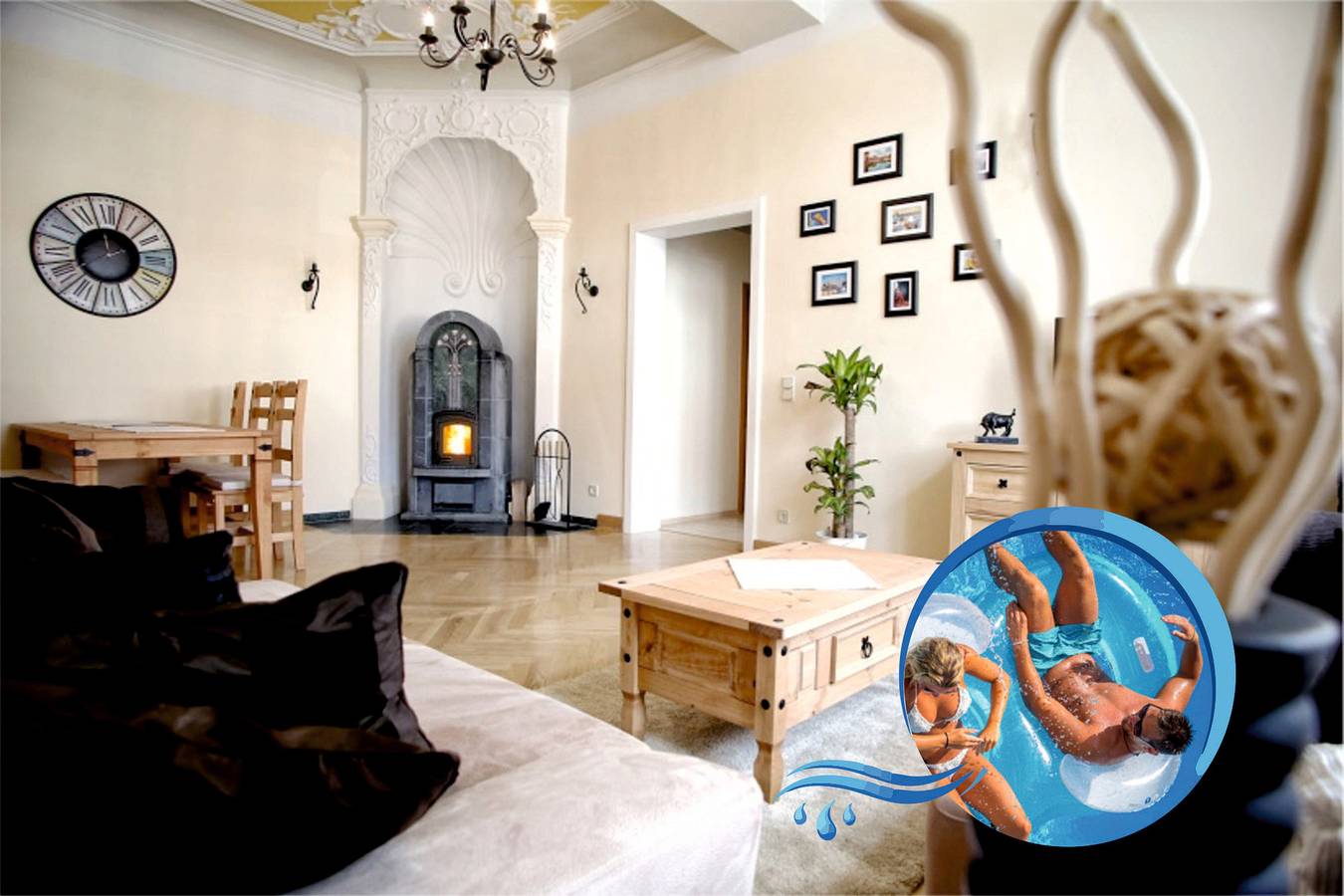 Apartamento de férias inteiro, Apartment Madrid (Garten & Pool als Extra möglich) barrierefrei in Muhlhausen, Unstrut-Hainich