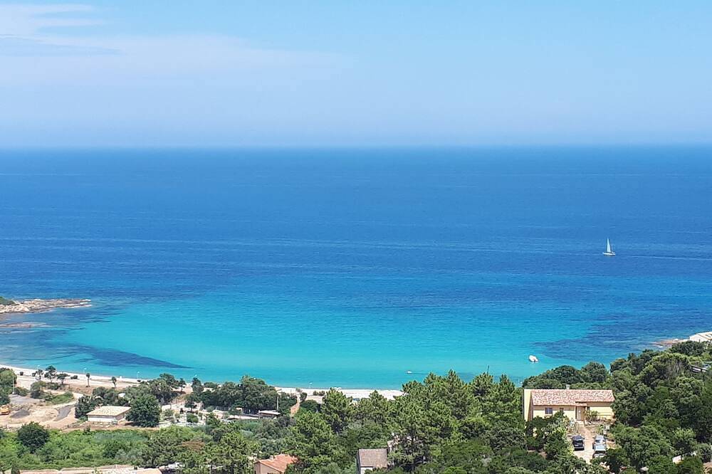 Exceptional sea view villa with pool in Conca, Sartène und Umgebung