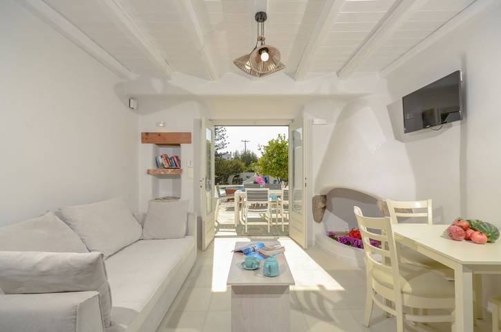 Location de vacances pour 6 personnes, avec Vue sur l’océan et Balcon ainsi que Terrasse et Piscine dans Agia Anna - 4