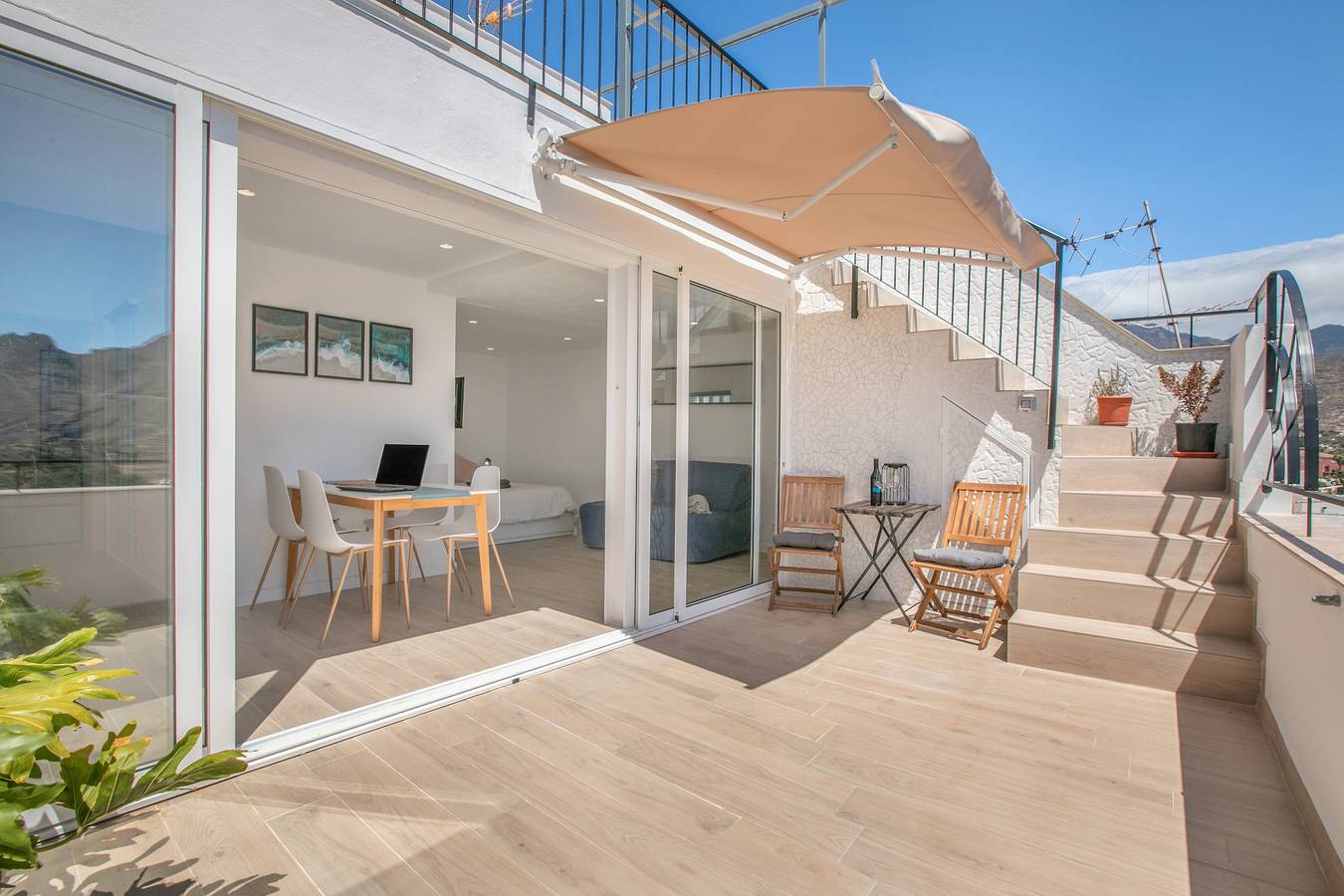 Entire apartment, Atlantic Sunrise Vacation with Sea Views, Wi-Fi and Air Conditioning in Anaga, South Tenerife
