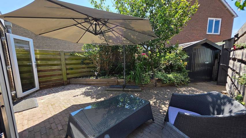 Studio voor 3 personen, met tuin, met huisdier in De Koog