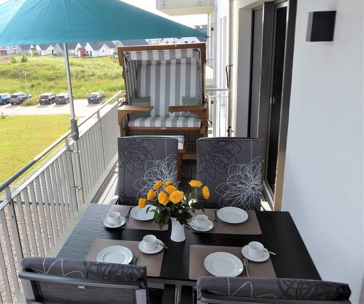 Ferienwohnung für 4 Personen, mit Balkon und Ausblick in Schlei - 2