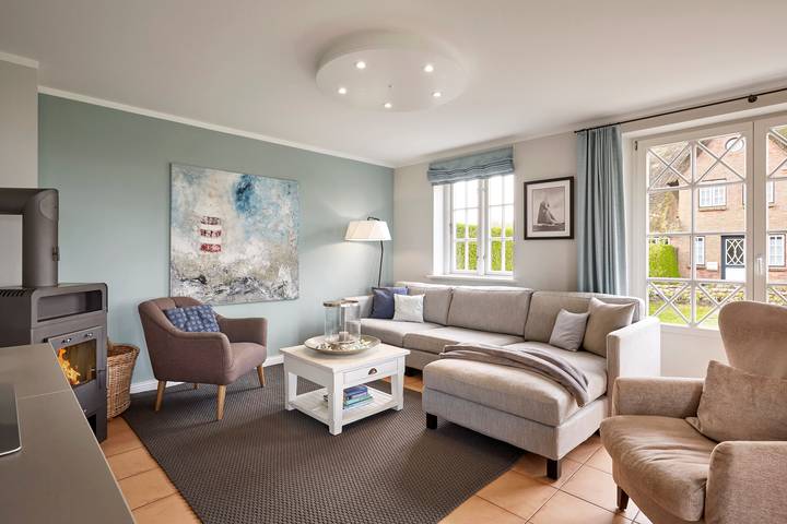Ferienhaus für 5 Personen, mit Terrasse und Sauna sowie Garten in Alkersum - 4