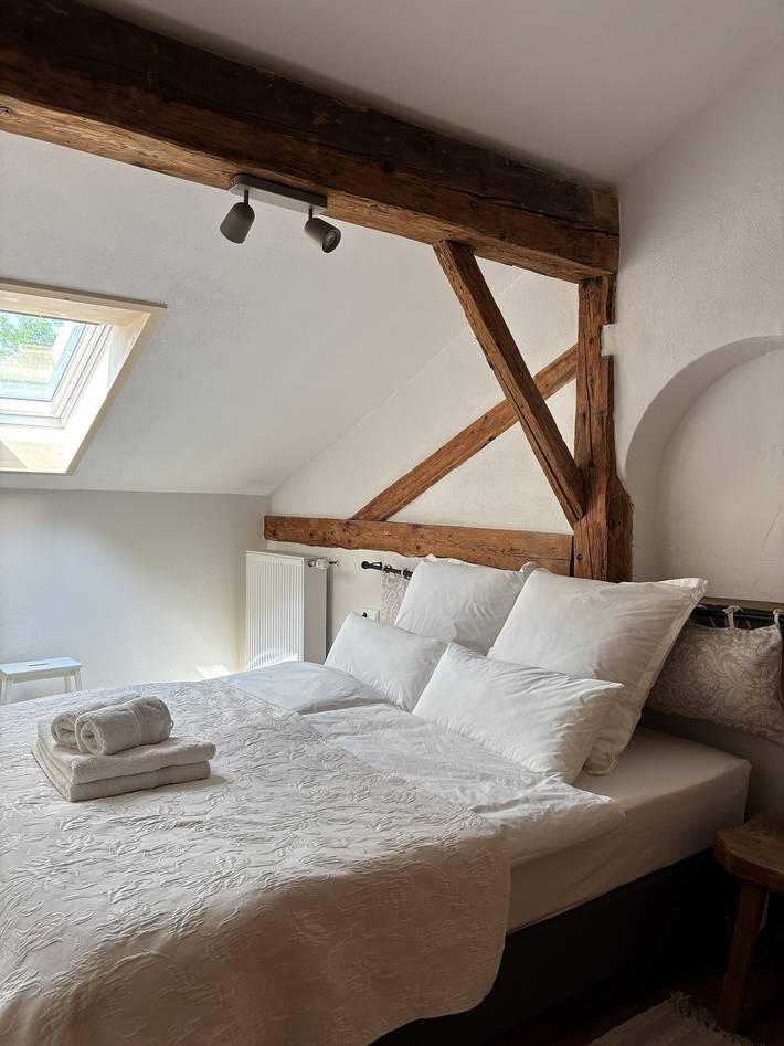 Ferienhaus für 6 Personen, mit Balkon und Garten sowie Seeblick am Chiemsee