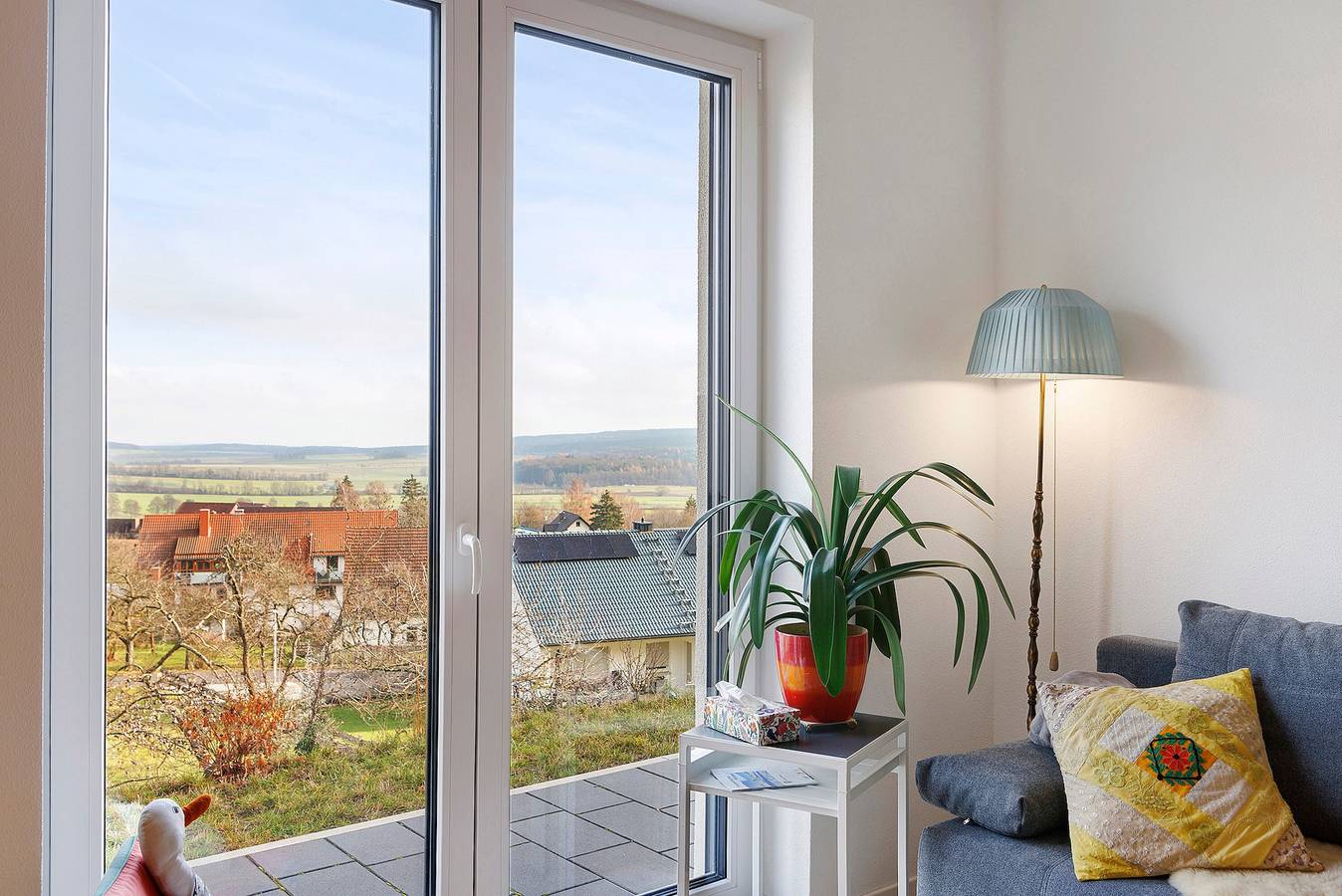 Appartement entier, Appartement 'Am Rothen Hang' avec vue sur la montagne, terrasse privée et Wi-Fi in Oberelsbach, Rhön-Bayern