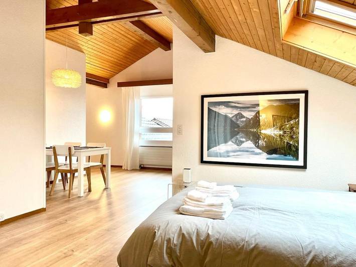 Ferienwohnung für 4 Personen, mit Balkon in Leissigen