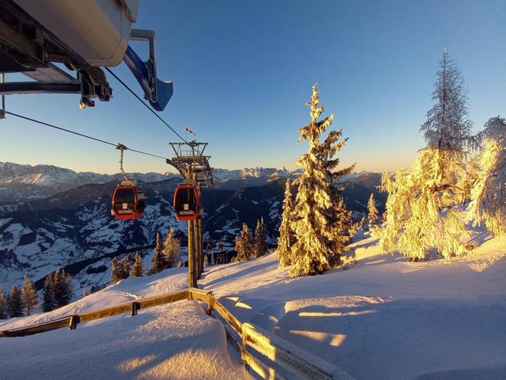 Ganze Wohnung, Wohnung mit Superblick in Traumlage
 in Wagrain, Ski Amadé