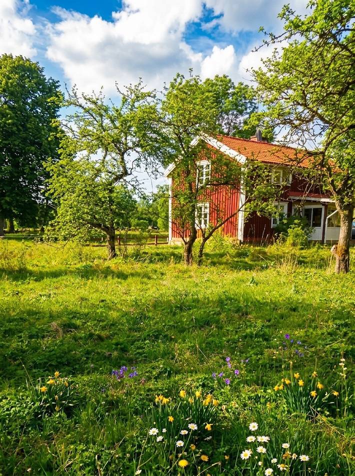 Hus för 8 Personer med trädgård in Hultsfred