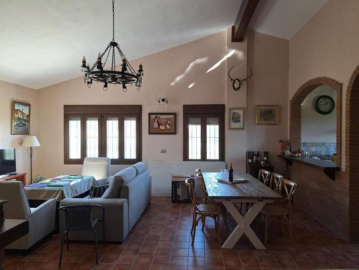 Casa rural con piscina para 5 personas, con Balcón y Terraza además de Jardín y Piscina en Zafra - Río Bodión - 4