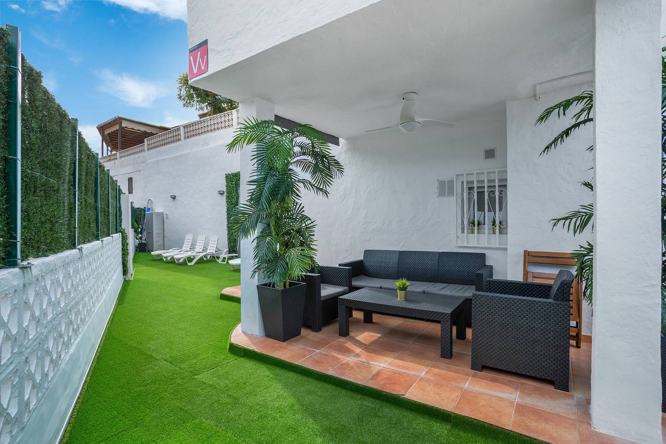 Ferienhaus 'Chalet Vita Bella Anfi' mit Meerblick, Gemeinschaftspool und Wi-Fi in La Verga, Mogán
