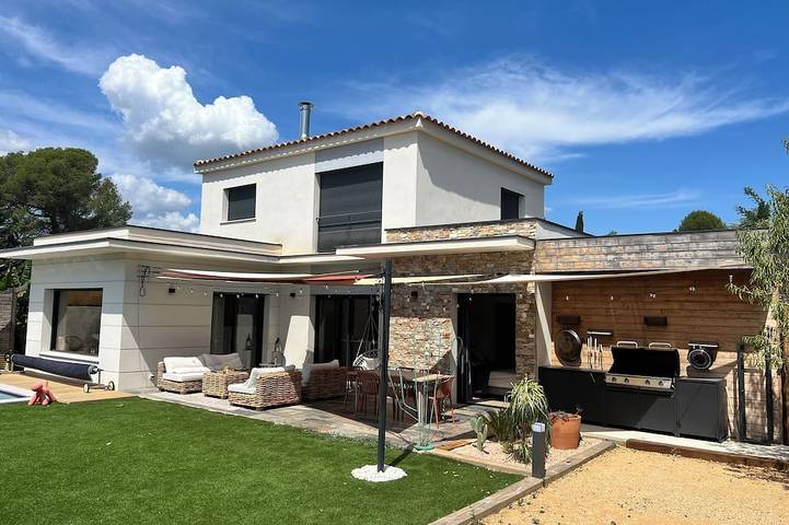 Ferienhaus für 7 Personen, mit Pool - 1