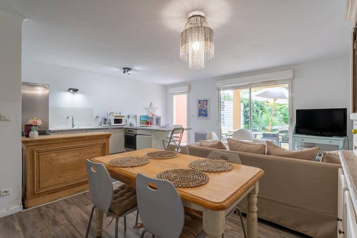 Appartement de vacances pour 5 personnes, avec Jardin