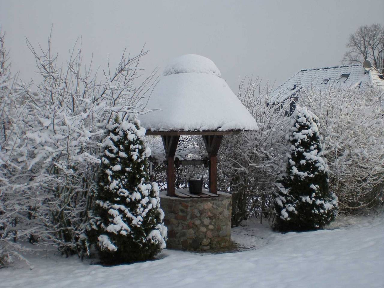 Ganze Ferienwohnung, Land Fewo am Teich- Reet gedeckt/Ostseenah /bei Binz - Ferienwohnung in Pantow, Zirkow