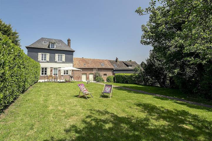 Location de vacances pour 6 personnes, avec Jardin à Le Bourg-Dun