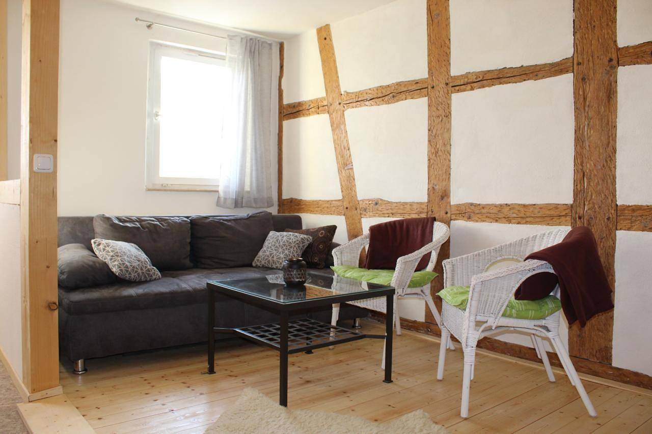 Ganze Ferienwohnung, Wohnung in Creglingen mit Terrasse und Garten in Creglingen, Taubertal