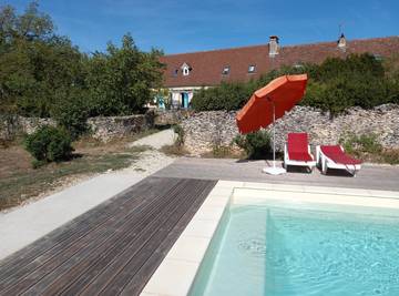 Chambre d’hôte pour 2 personnes, avec piscine et jardin à Rocamadour