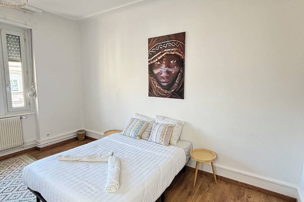 Entire apartment, Soh Rent appartement Cozy proche Strasbourg - 4p - Tv - wifi - Balcon in Schiltigheim, Strasbourg region