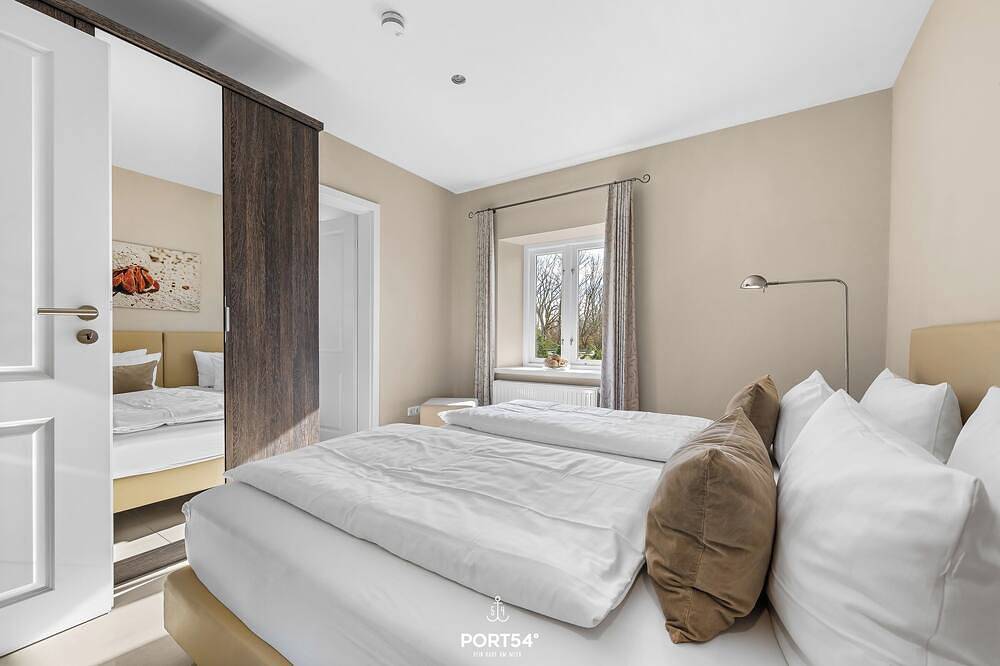 Ganze Wohnung, Ferienwohnung Lille Hus 2 in St. Peter-Ording mit Gemeinschaftssauna und Balkon in St. Peter-Ording, Eiderstedt