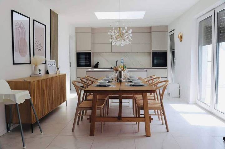 Ferienwohnung für 5 Personen, mit Garten und Balkon in Langen