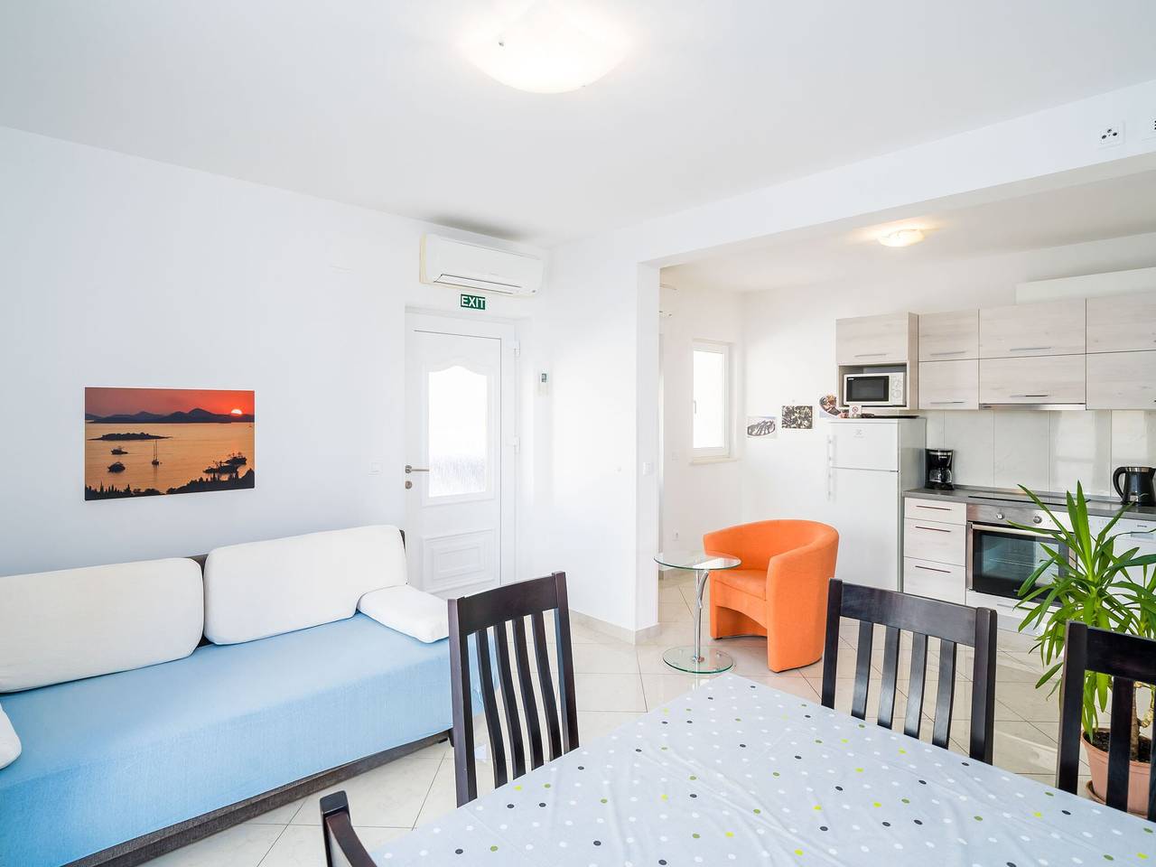 Ganze Wohnung, Villa Samba - Two-Bedroom Apartment with Terrace and Sea View - A4+1 in Plat, Dubrovnik-Neretva