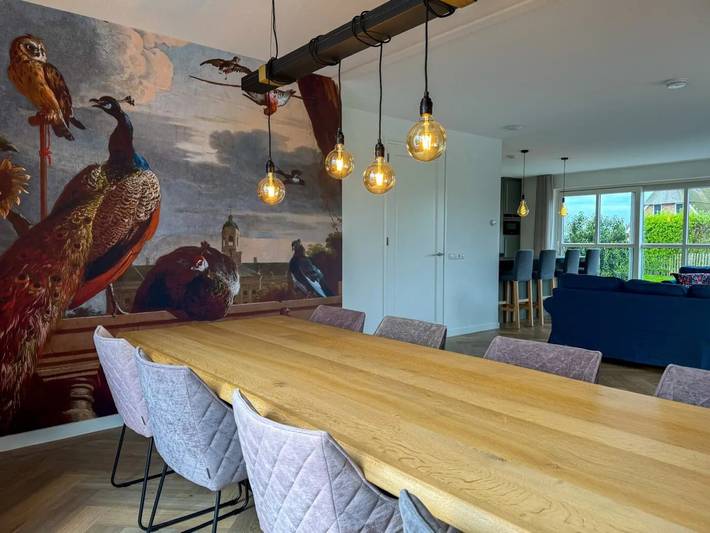 Moderne Villa für 8 Personen mit Blick aufs Wasser in Delfstrahuizen, Friesland