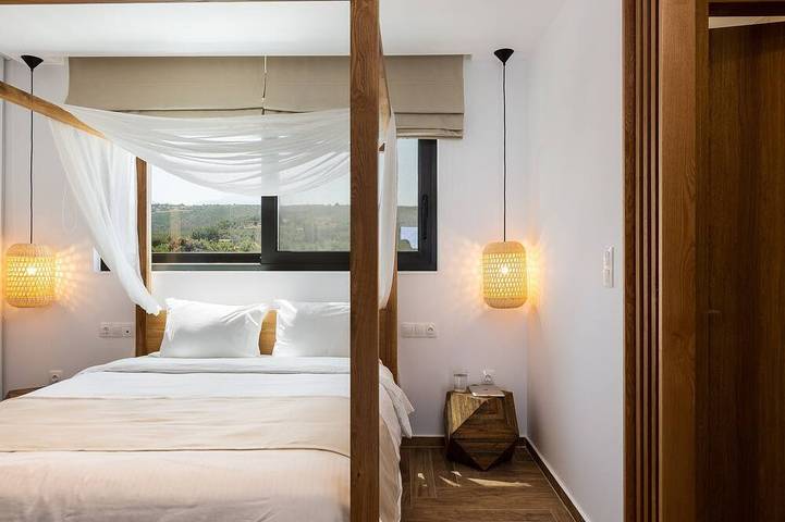 Gloednieuwe Elegante Villa Met Geweldig Uitzicht in Alfa, Rethymno en omgeving
