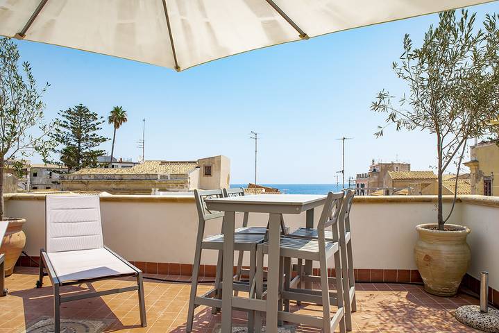 Appartamento per 4 persone, con Terrazza ad Ortigia