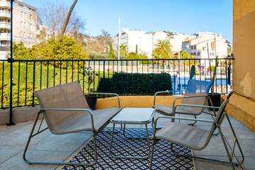 Ferienwohnung für 3 Personen, mit Balkon, kinderfreundlich in Cannes