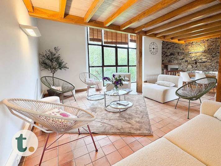 Maison de vacances pour 15 personnes, avec jardin à Mouchamps
