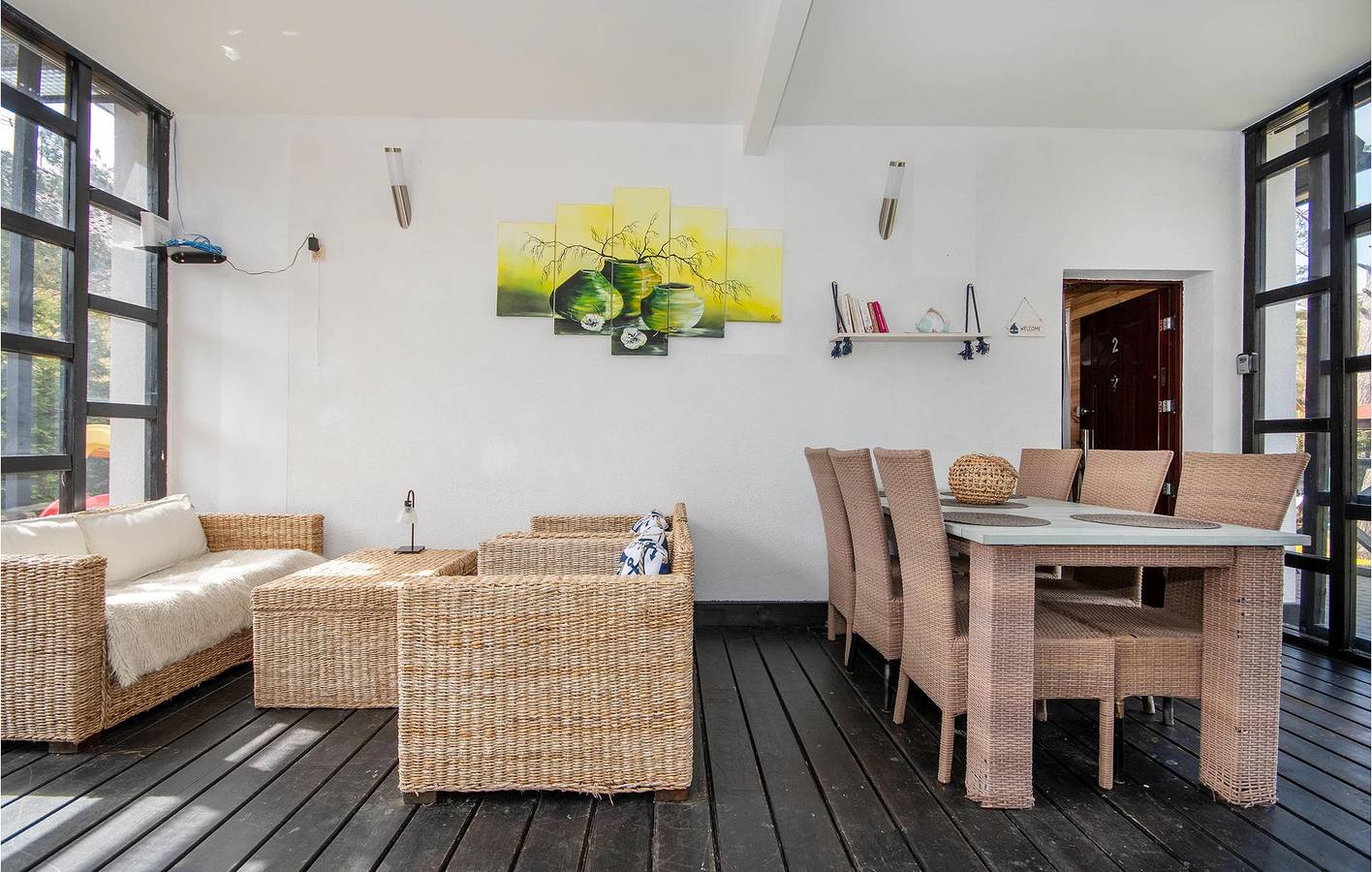 Ganze Ferienwohnung, Ferienwohnung für 4 Personen mit Terrasse in Powiat Sławieński