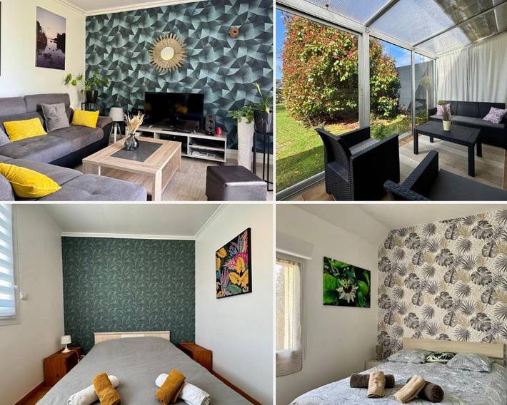 Location de vacances pour 6 personnes, avec vue et jardin à Ergué-Gabéric - 2