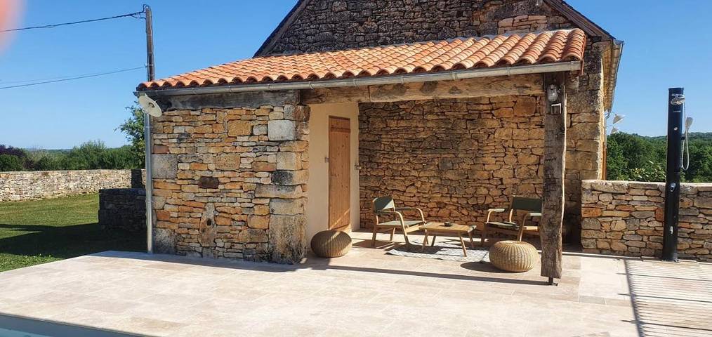 Location de vacances pour 6 personnes, avec jardin ainsi que piscine et vue à La Cassagne - 3