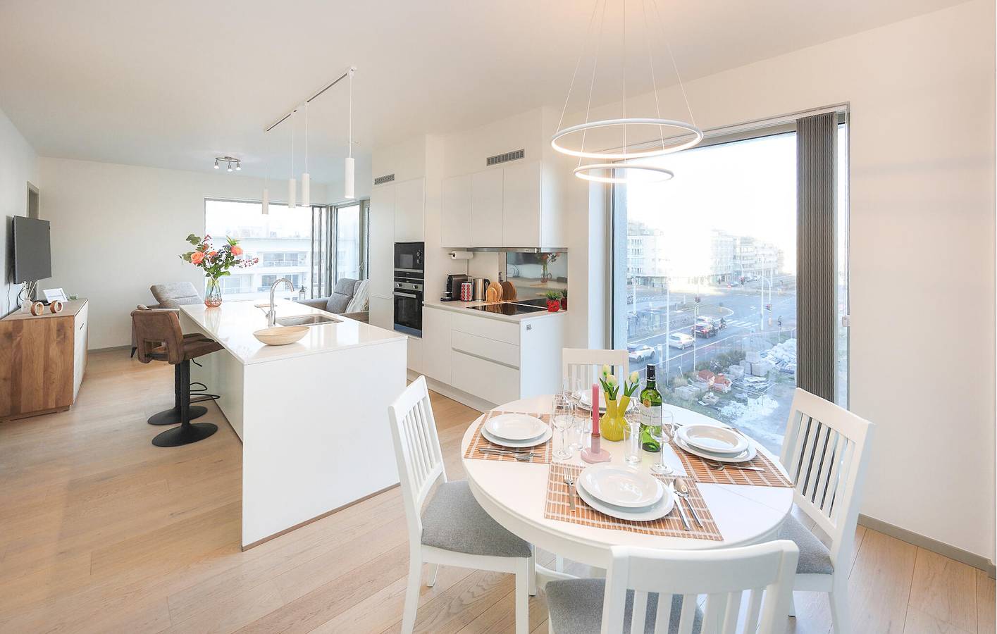 Apartamento vacacional entero, Apartamento de vacaciones para 4 personas con terraza in Ciudad de Ostende, Ostende