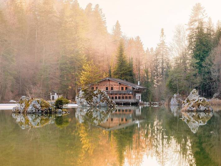 Ferienwohnung für 4 Personen, mit Ausblick und Garten sowie Sauna und Seeblick, kinderfreundlich - 1