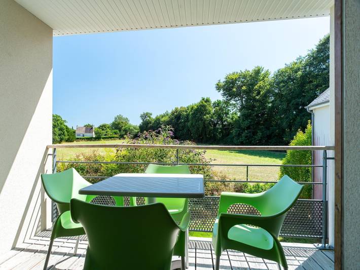 Ganze Wohnung, 1-Zimmer-Unterkunft in Pont-Aven mit Balkon in Pont-Aven, Côte de Cornouaille