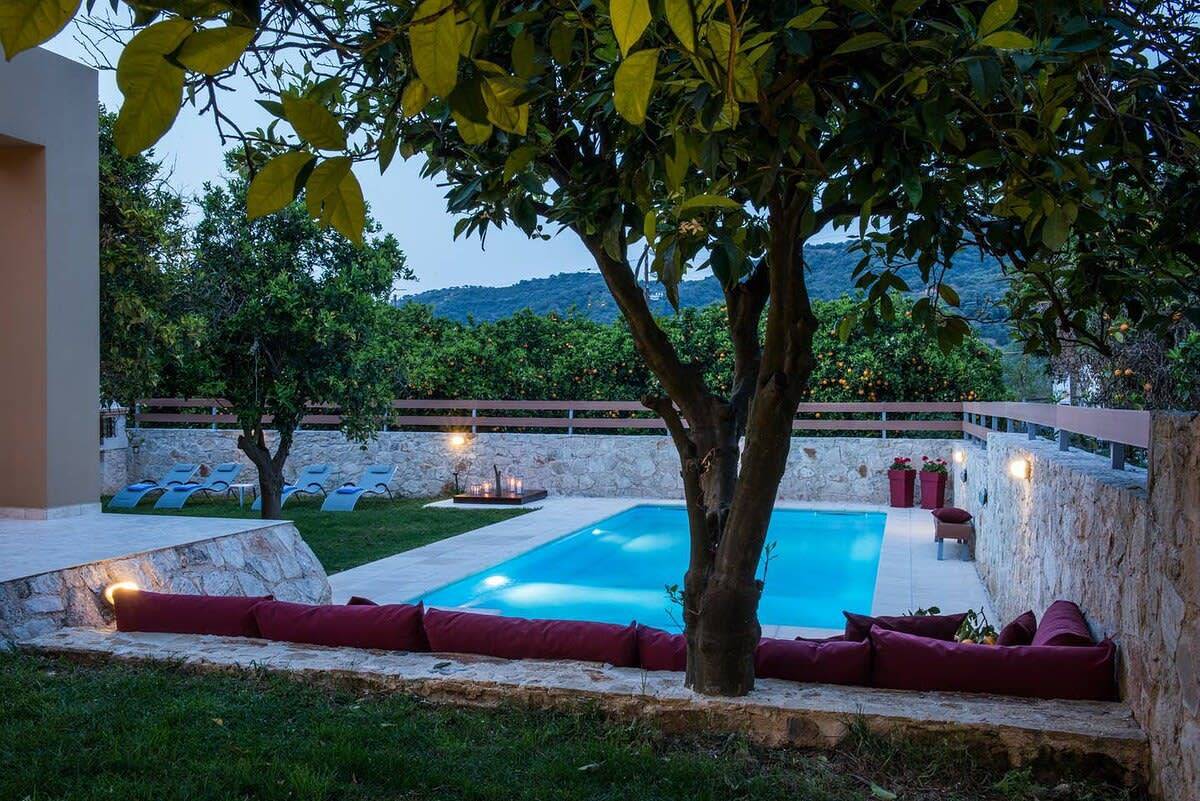 Villa für 6 Personen mit Whirlpool in Patellari, Chania und Umgebung