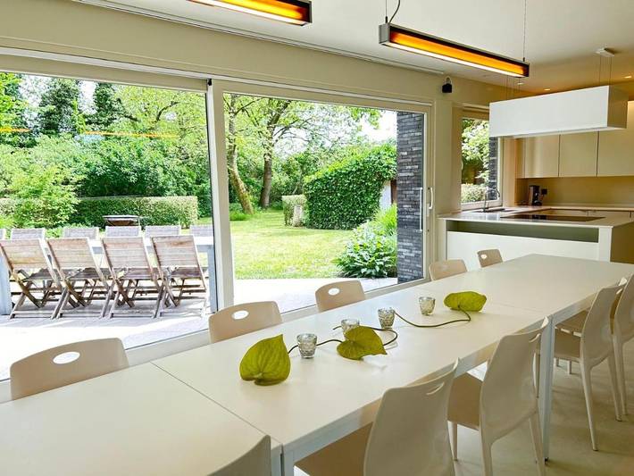 Ferienhaus für 18 Personen, mit Garten und Ausblick in Belgische Küste