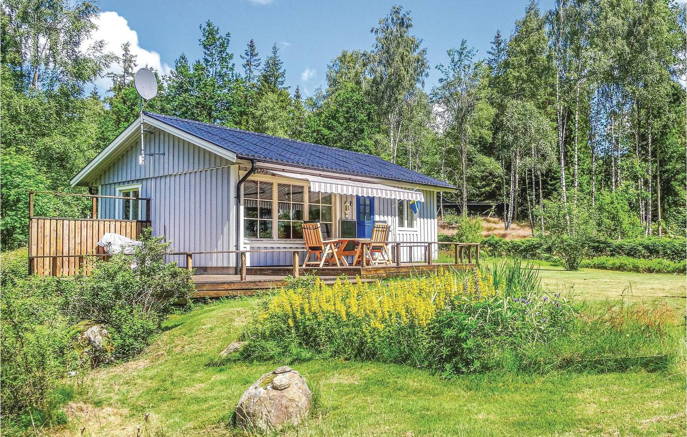 Ferienhaus für 3 Personen mit Garten in Hylte, Halland