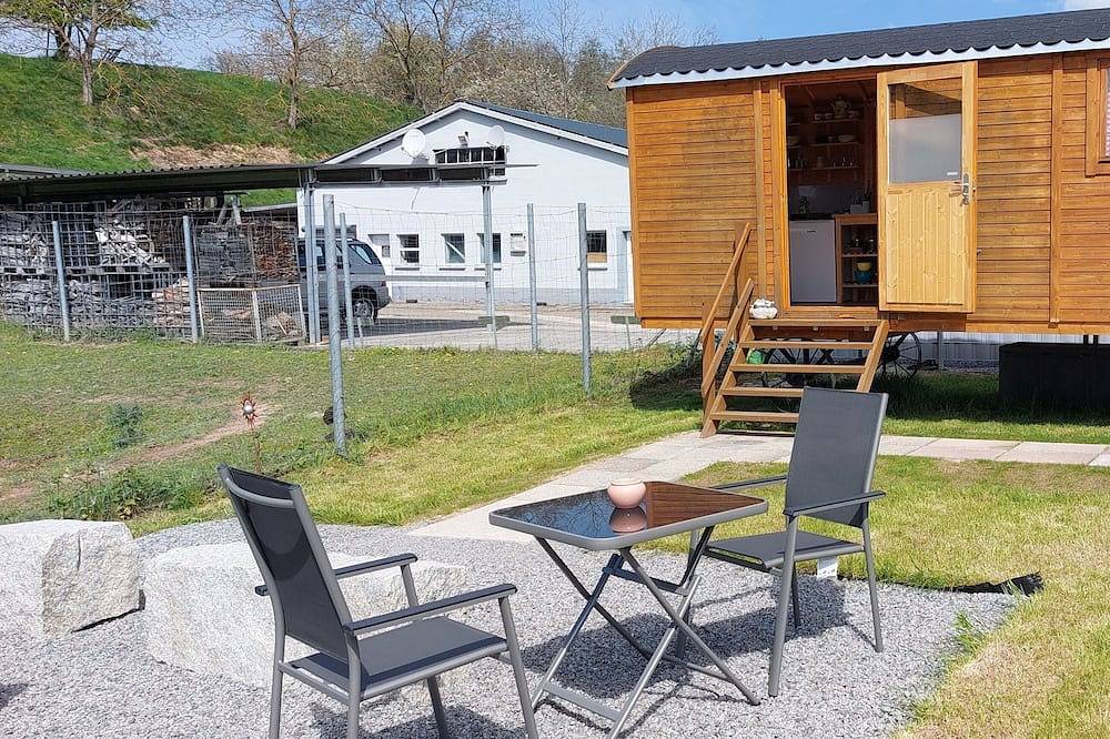 Bauwagen für 2 Personen, ruhige Lage, sehr idyllisch, Hund erlaubt! in Mörlenbach, Bergstraße